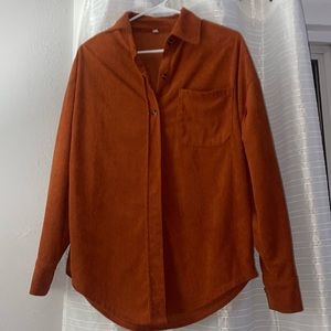 Amazon, small, burnt orange corduroy